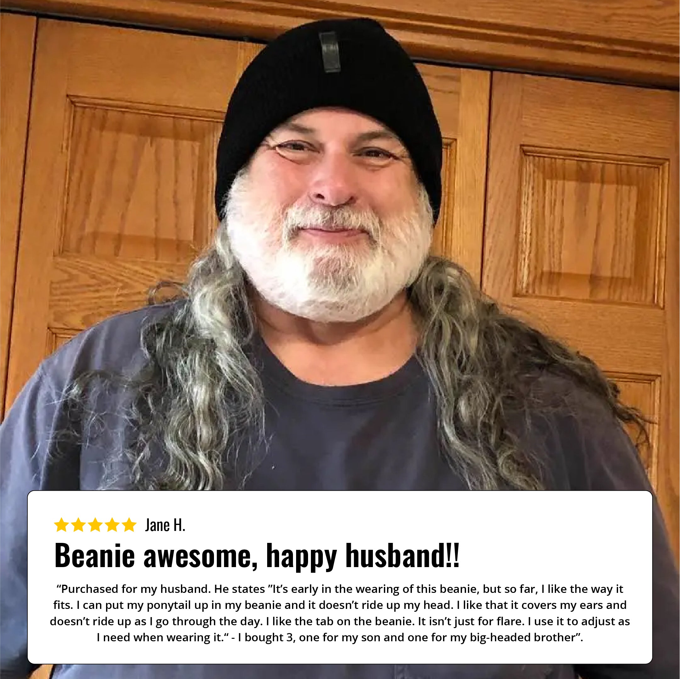 Classic Merino Beanie - Black